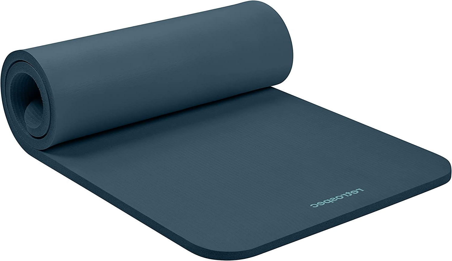 YOGA EXCERCISE MATS 1-Inch Thick with Nylon Carry Strap for Men Women Non Slip