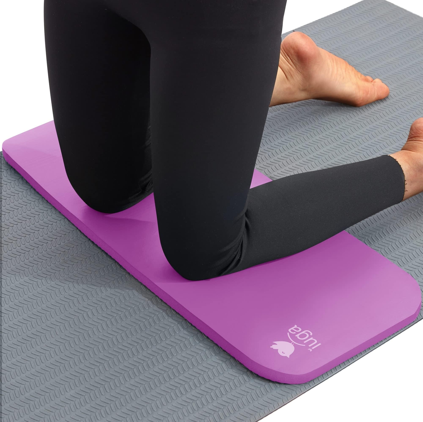 IUGA Yoga Knee Pads Cushion Non-Slip Knee Mat Extra Padding – Support for Kne…