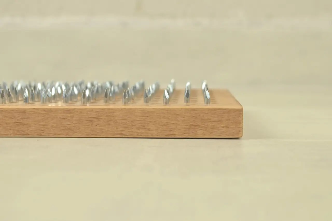 Sadhu Board « Metatron&rsquo;s Cube » Galvanized Nails 10 mm/0.4 inch