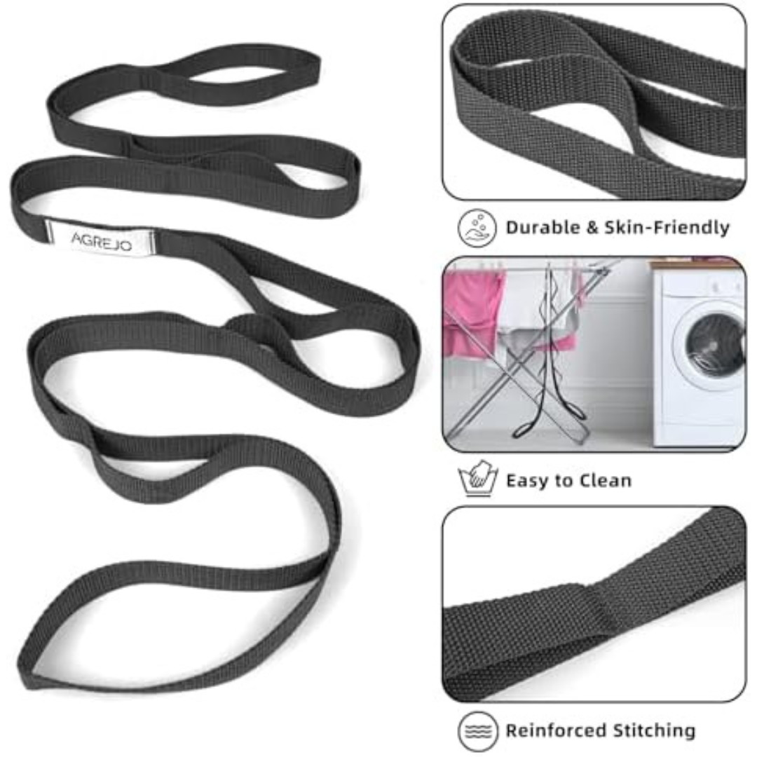 Stretching Strap Yoga Strap for Physical Therapy Stretch Out Straps for Home ..