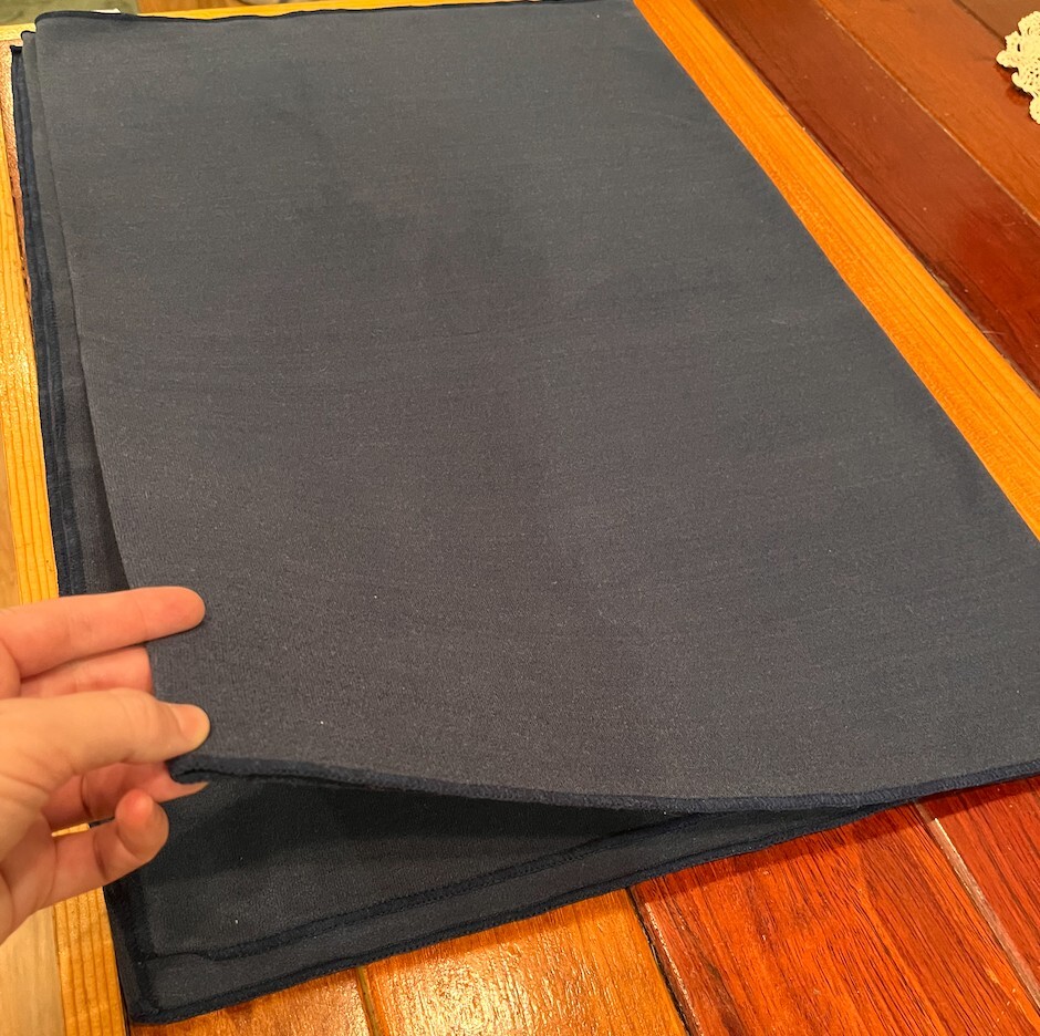 Manduka eQua Yoga Mat Towel – Navy