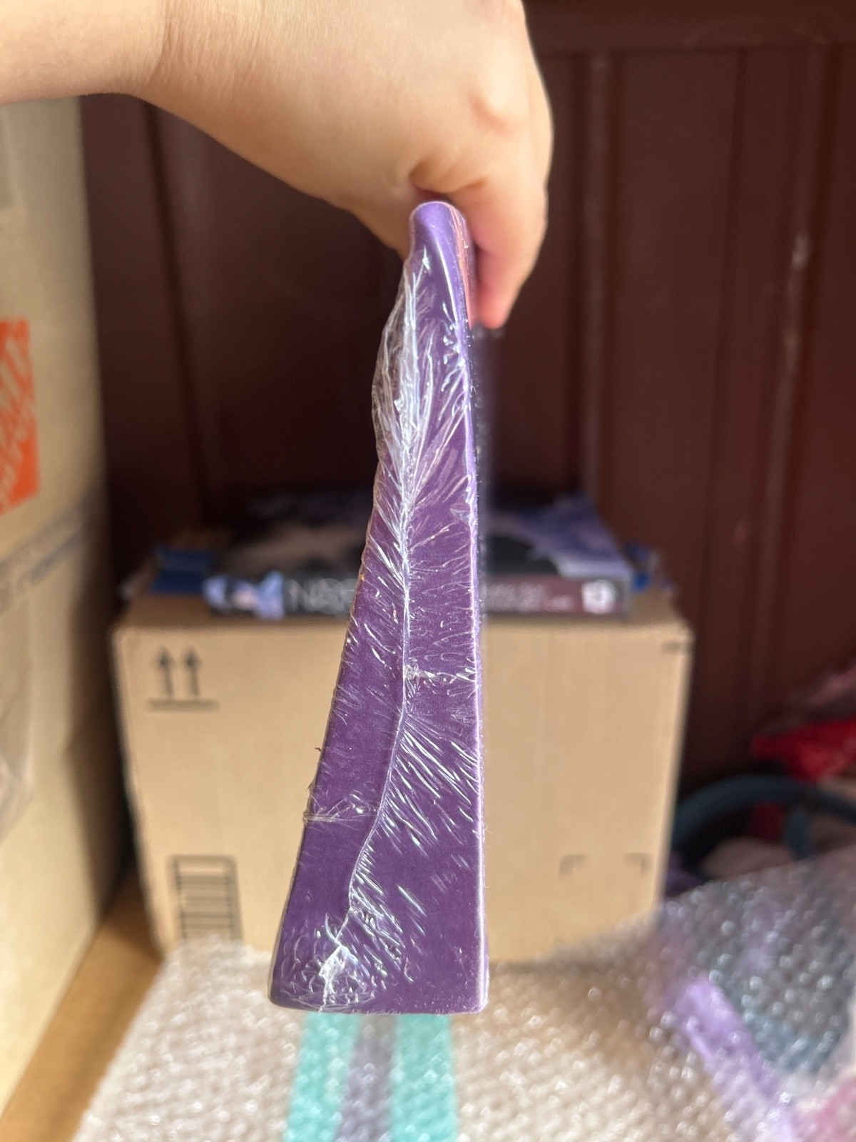 Gaiam Foot Wedge Yoga Prop Purple