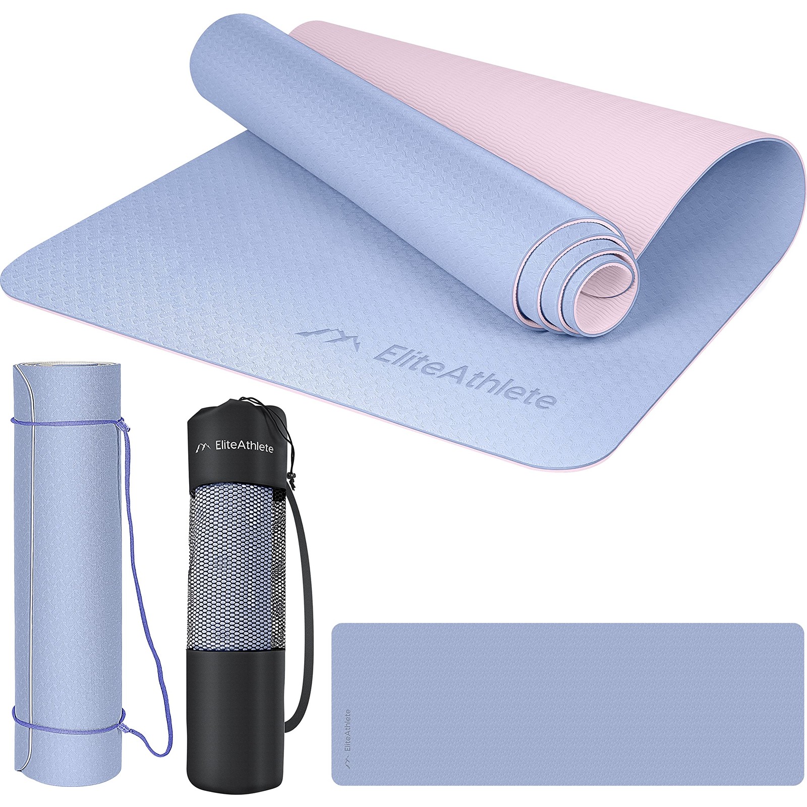 Yoga Mat Sports Mat Fitness Mat Gymnastics Mat Padded & Non Slip F…