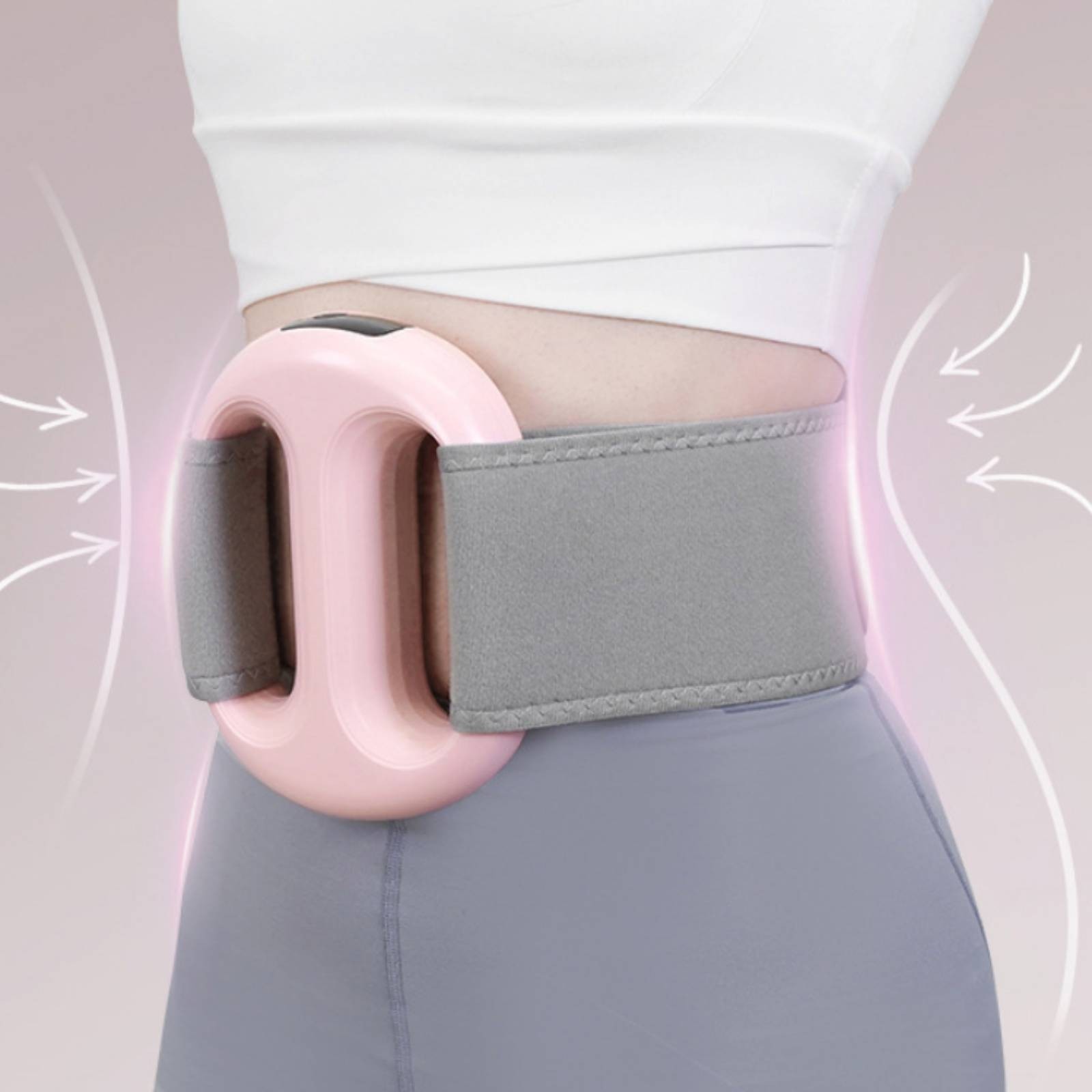 Fascia Circular Massager Button Controls Battery-Operated Circular Massager