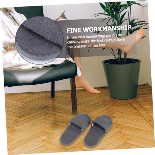 Hotel Slippers 2 Pack Non-Skid Portable Travel Slippers for Men and Women