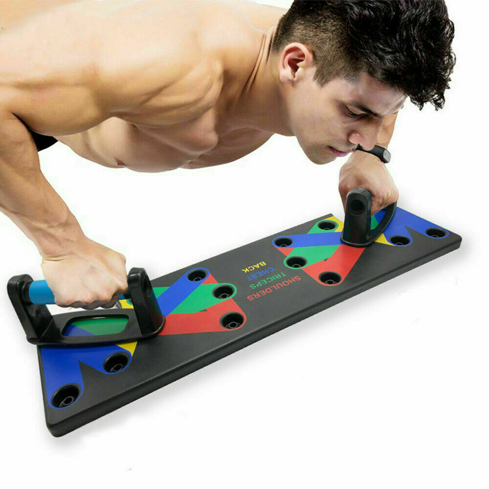 9 in 1 Push Up Rack Board Fitness Workout Gym Training Exercise Muscle Body MB02