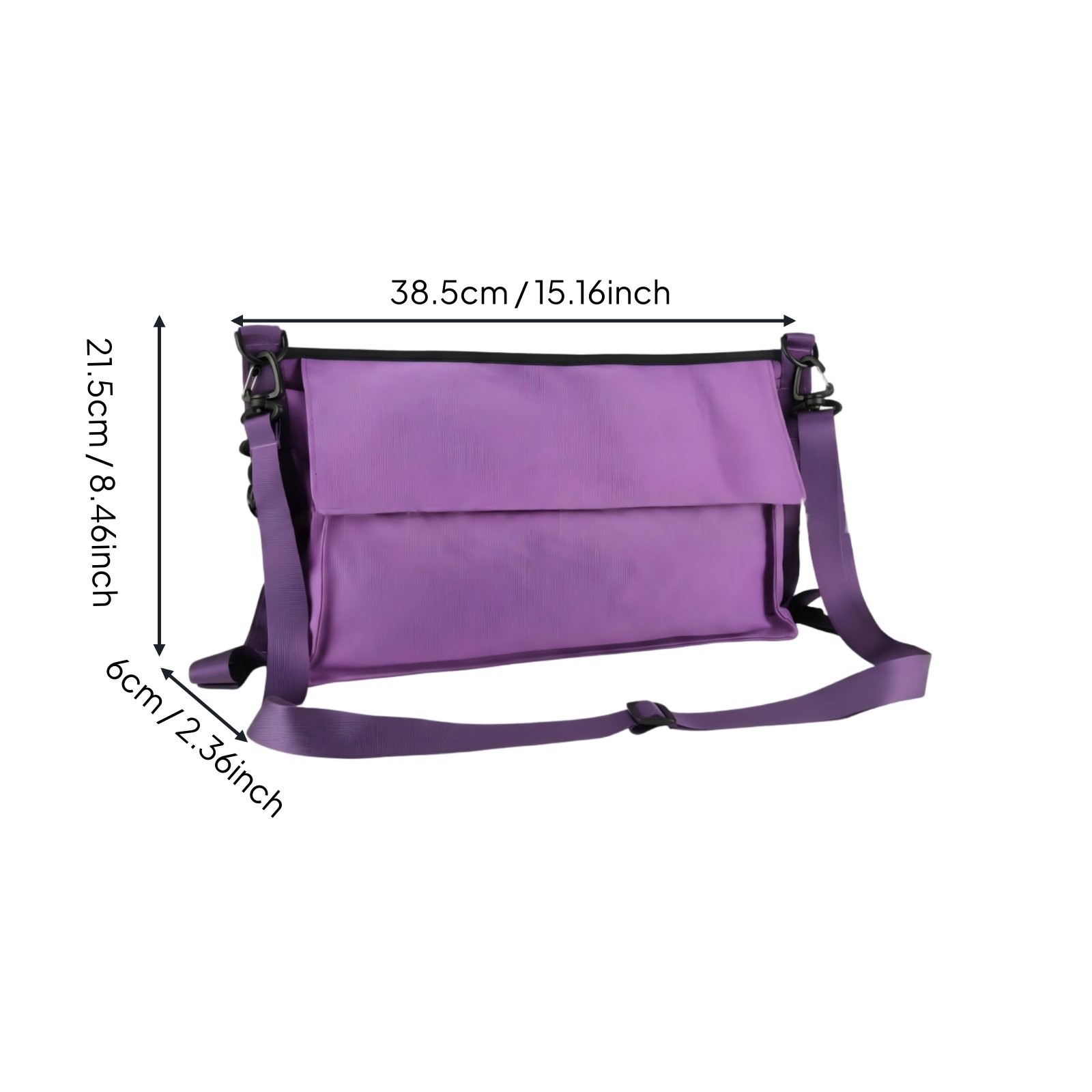 Crossbody Fitness Mat Bag Adjustable Strap Fitness Mat Bag With Storage Pocket