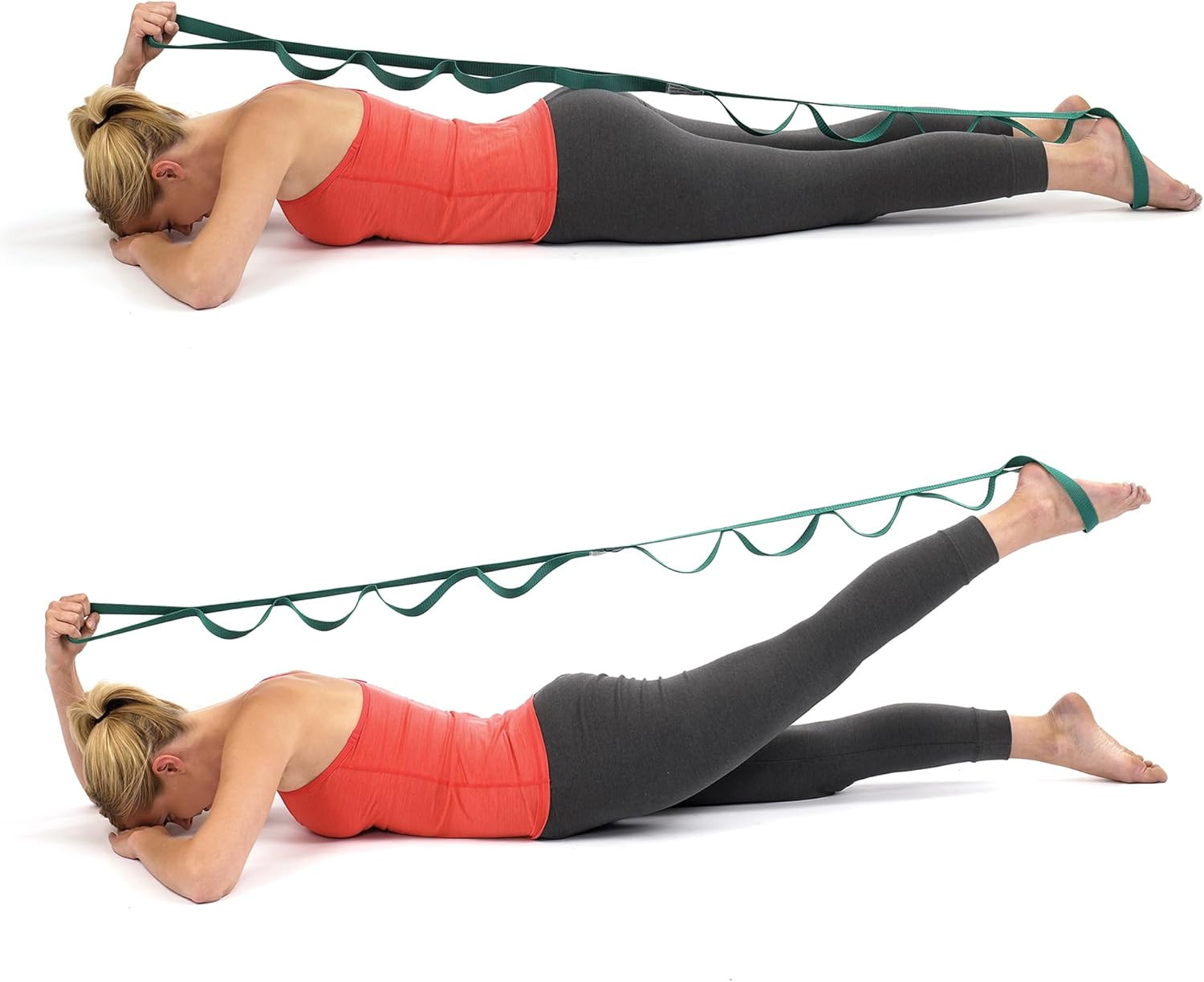 OPTP the Original Stretch Out Strap with Exercise Book, for Flexibility and Mobi