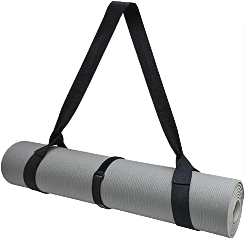 Adjustable Yoga Mat Strap Carrier, Thick Wide Yoga Mat Holder with Hook-And-Loop