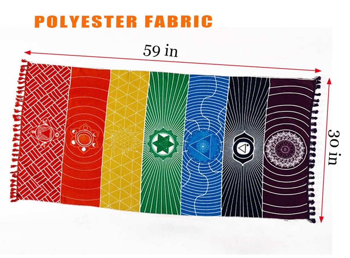 Mexican Yoga Mat Beach Picnic Blanket Chakra Meditation Mat Yoga Rug Sunscree…