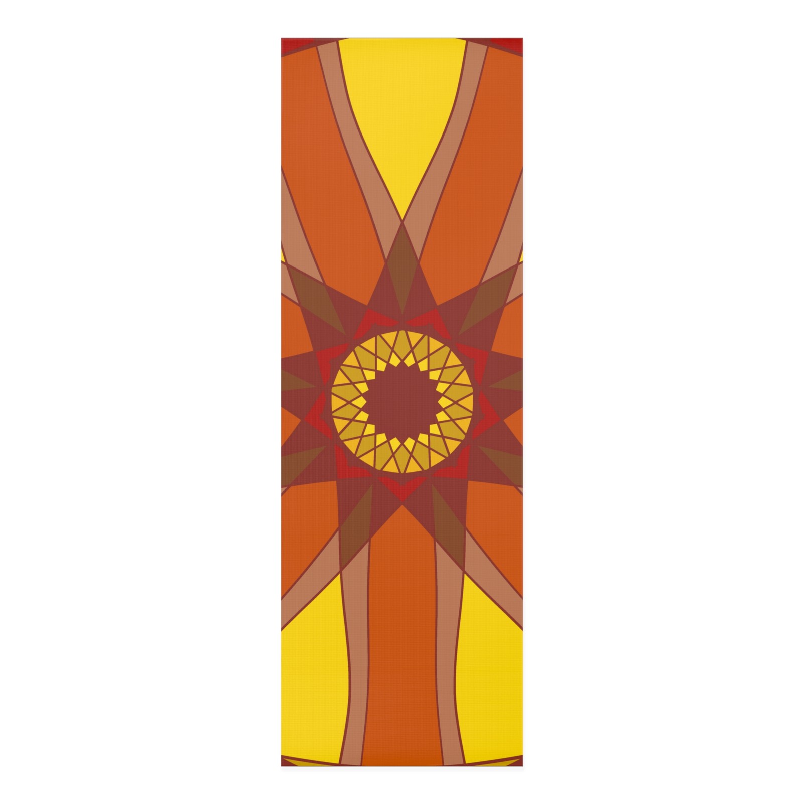 Vibrant Foam Yoga Mat Mindful Practice Fitness Meditation Wellness Unique Gift