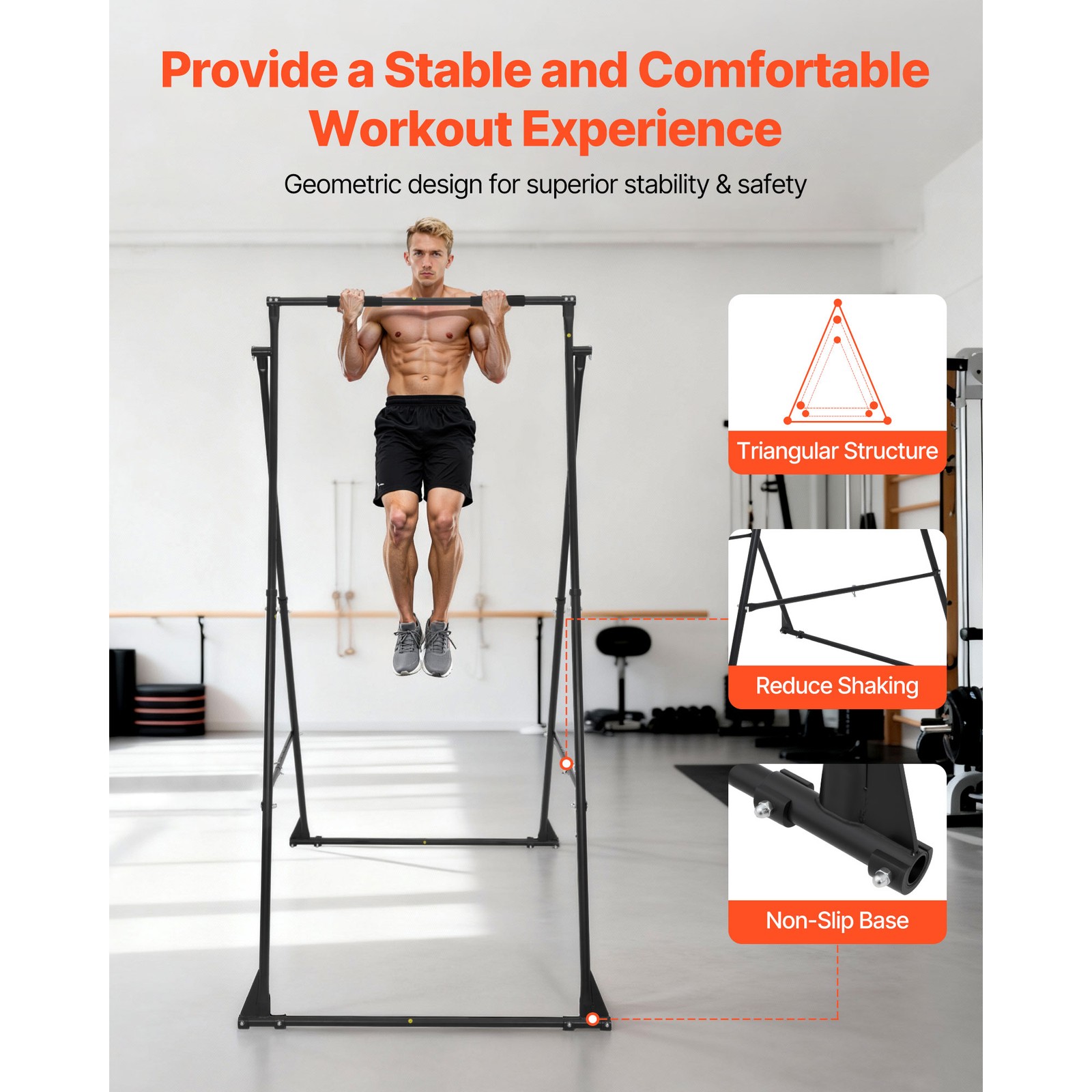 Uimoso Yoga Stand Frame 440.9lbs Capacity Swing Support with Triangular Design