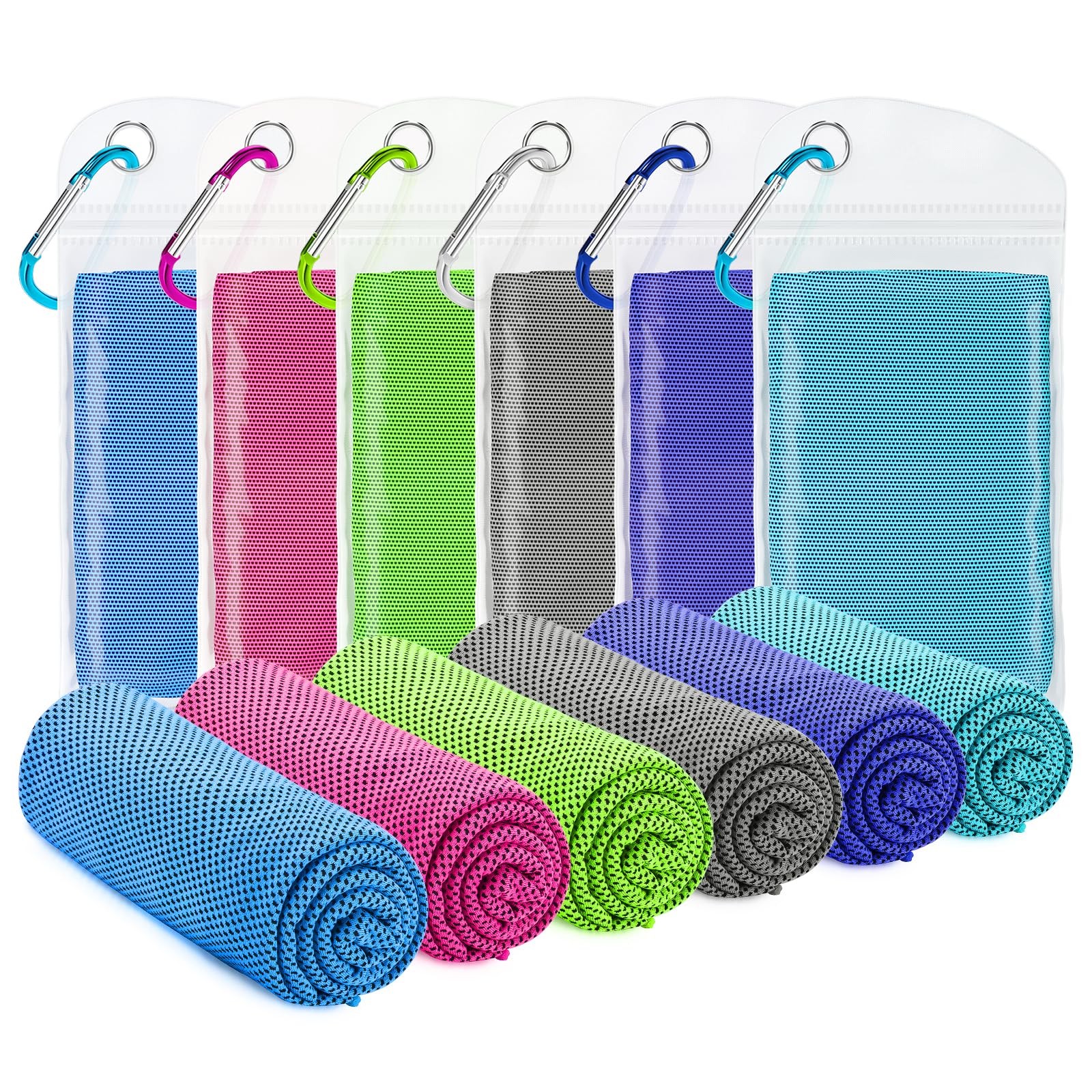 Amgico 40×12 inches, Light Blue/Magenta/Green/Dark Gray/Royal Blue/Lake Blue