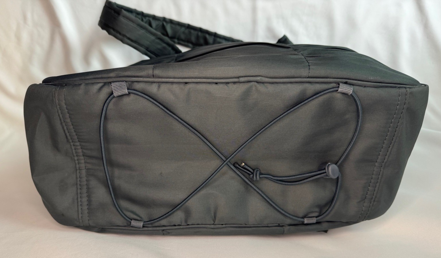 Giam Yoga Bag Black Purple Mat Water Bottle Holder With Pockets 15x12x6in