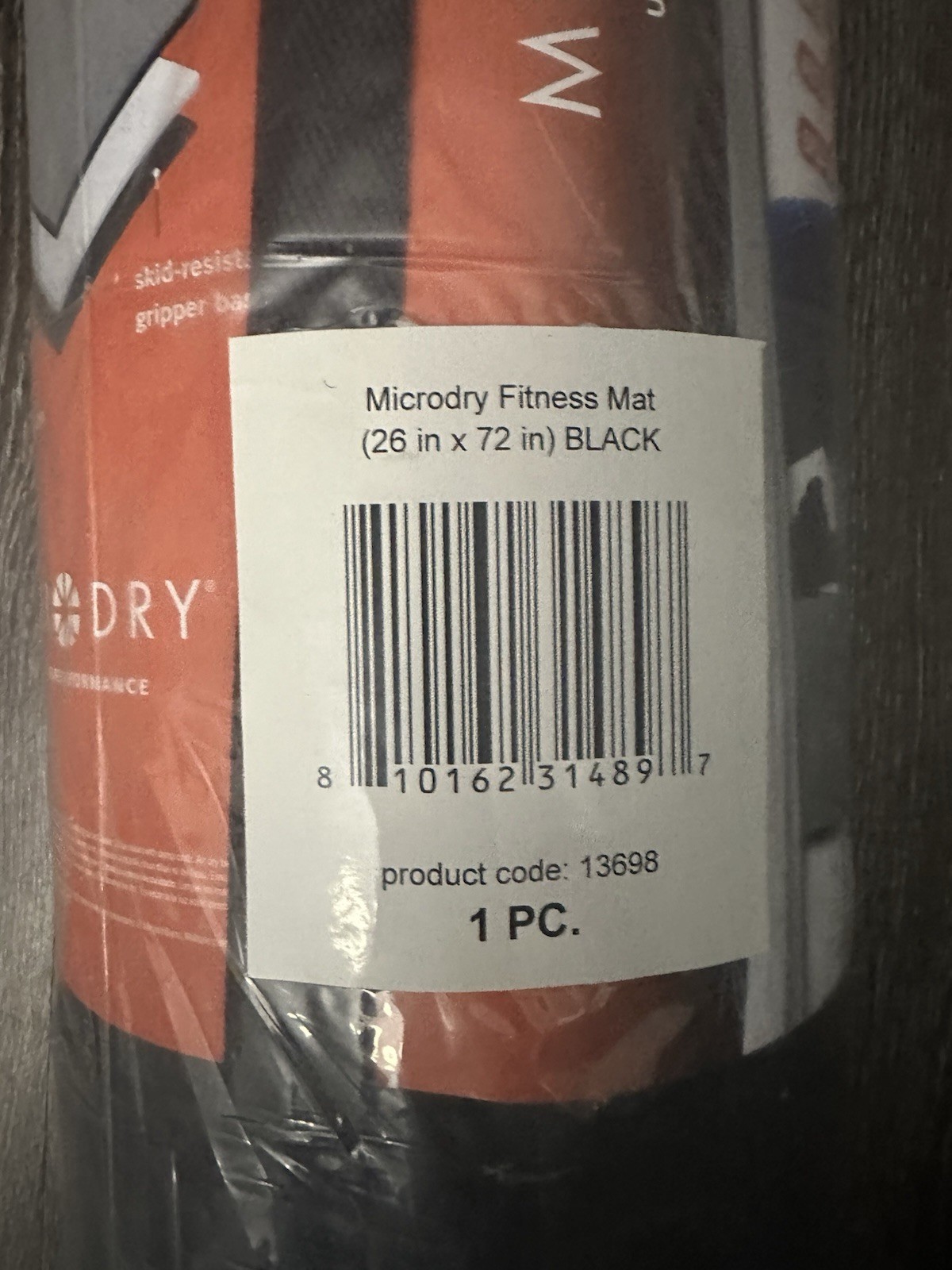 Microory Deluxe Fitness Yoga Mat Extra Thick 26×72 Carrying Strap High Impact