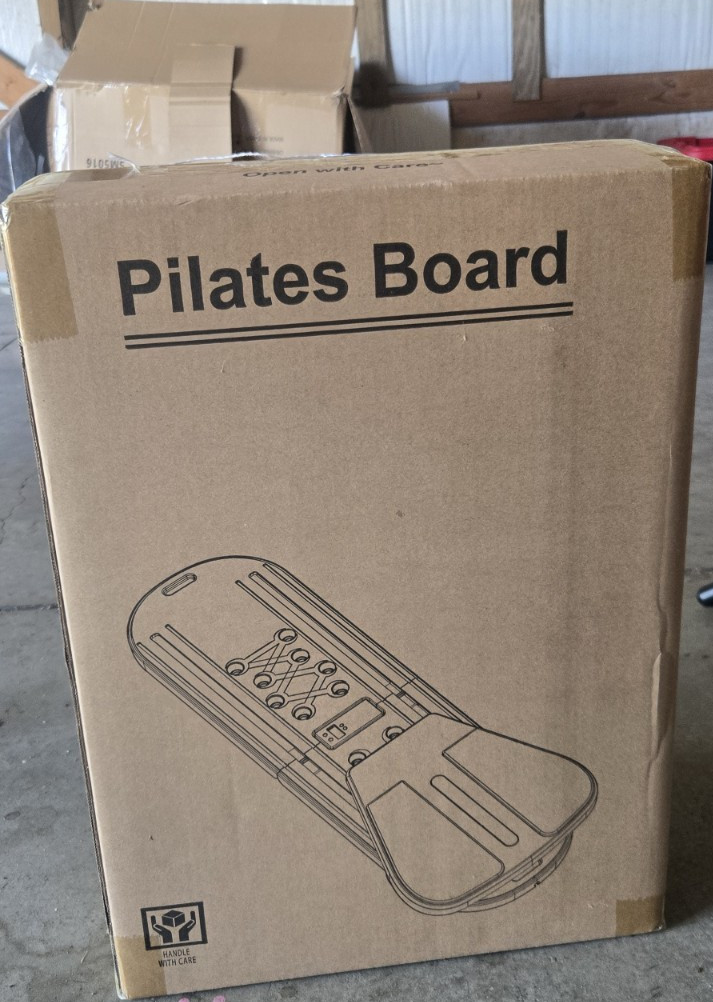 Portable Pilates Board, Purple, 14.01 in L x 5.90 in W, 7.94 lb