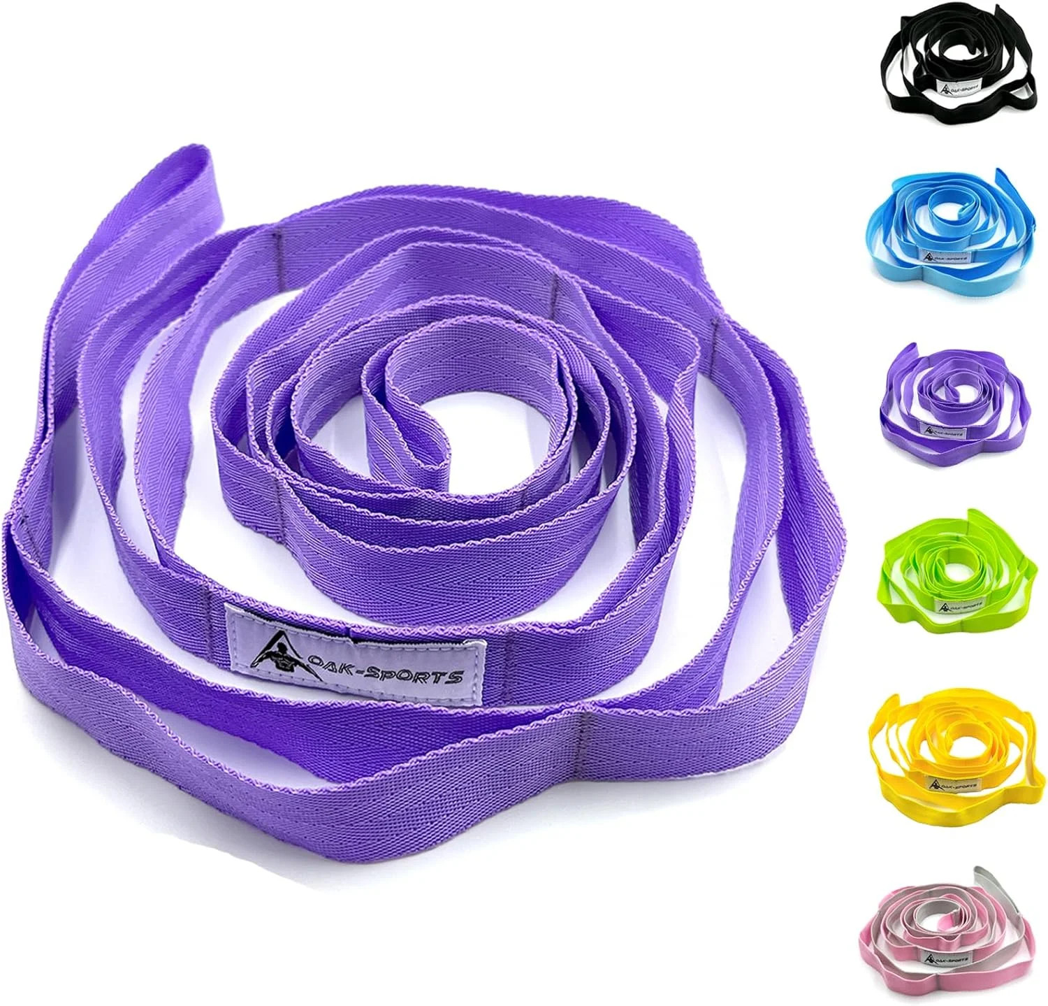 Stretching Strap Yoga Strap with Loops, Stretch Straps for Physical Therapy, Non