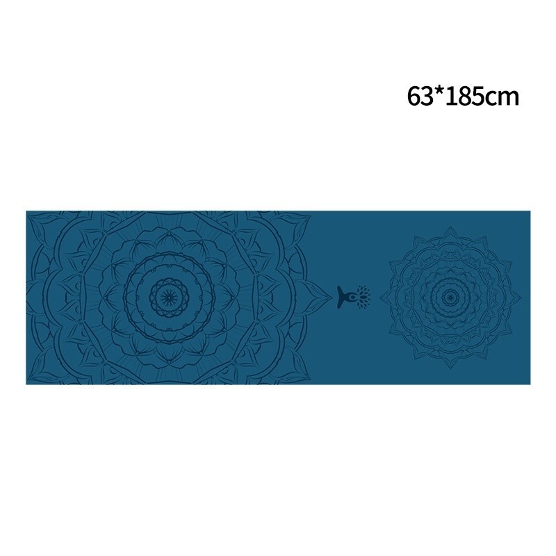Mandala Yoga Mat Soft Non-Slip Exercise Mat for Yoga & Meditation 185x65cm