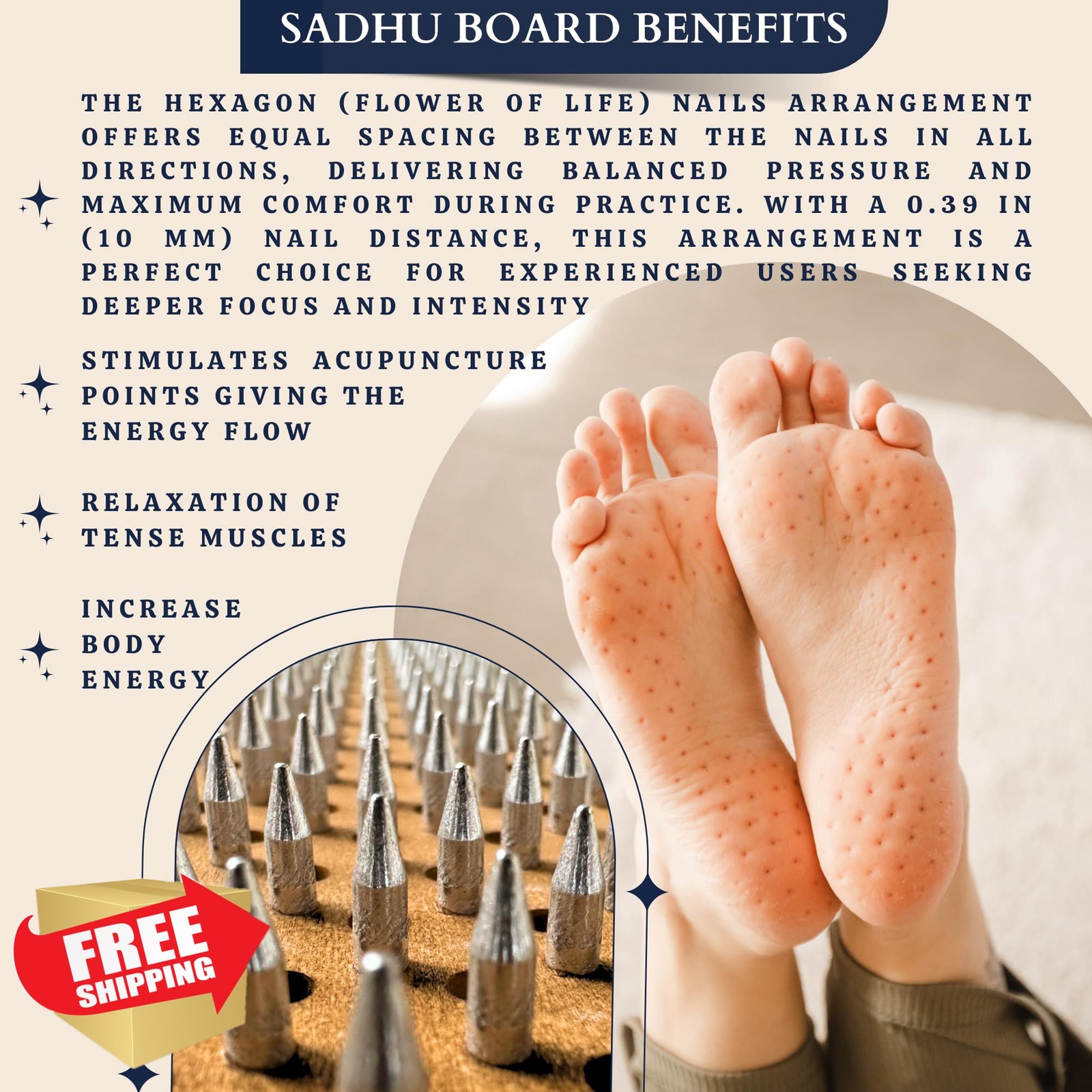 TENGRY sadhu board copper nails 10mm