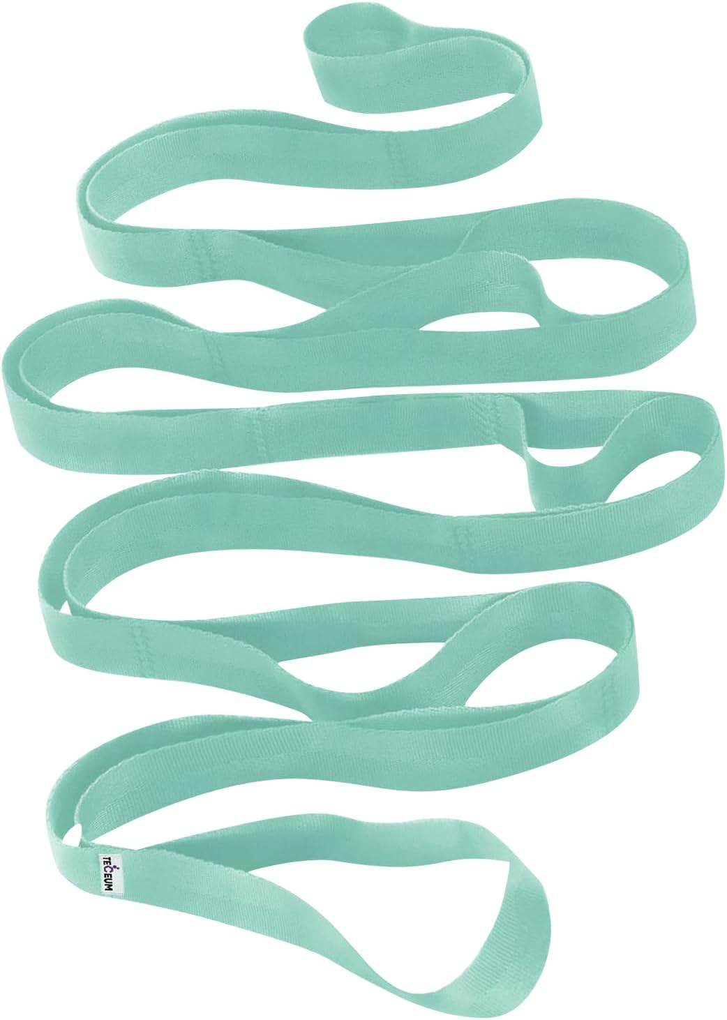 Stretching Strap for Yoga & Physical Therapy – 10 Loops – Non-Elastic Leg Stretc