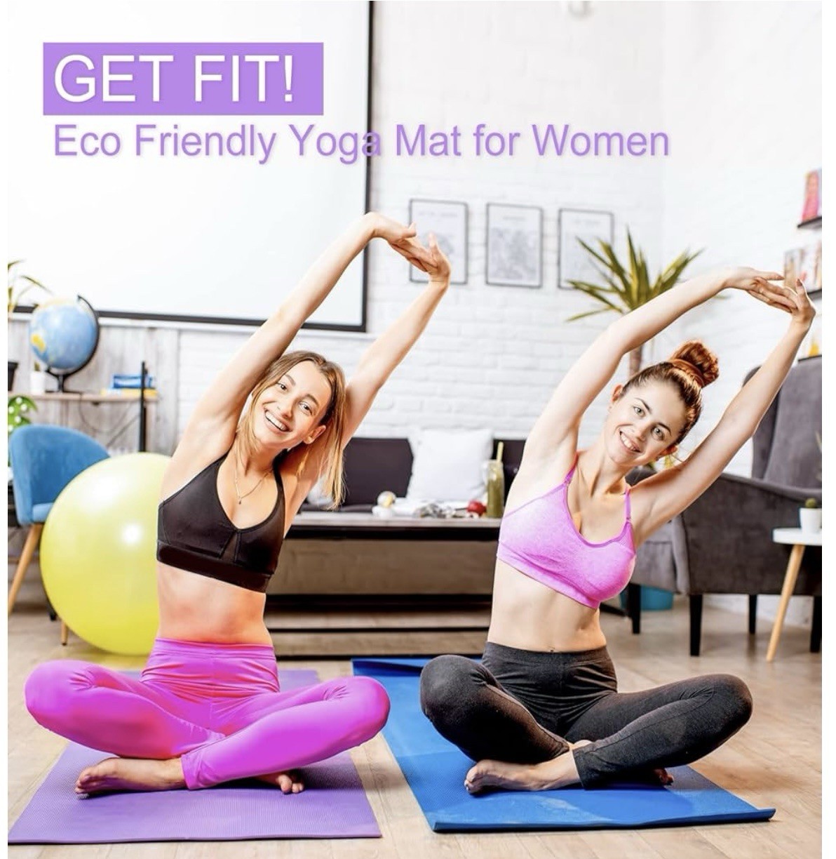 Budget-Friendly 16 Pack 3mm Exercise Mats – Ideal for Yoga & Pilates Classes