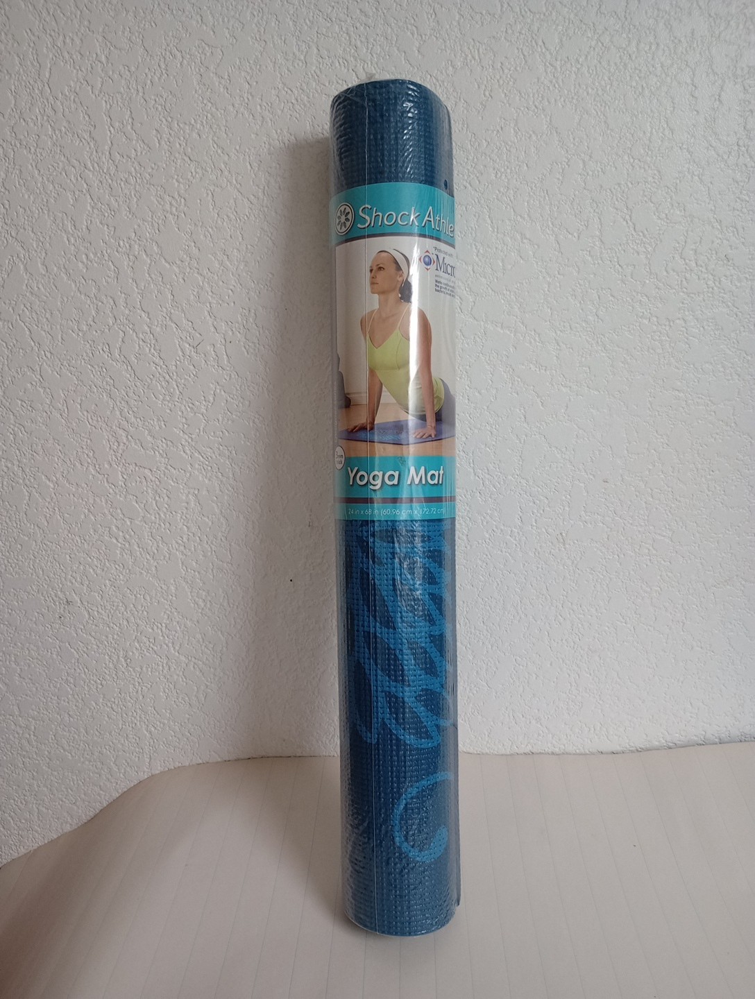 Microban Yoga Mat 24×68&Prime; 3mm. Thick