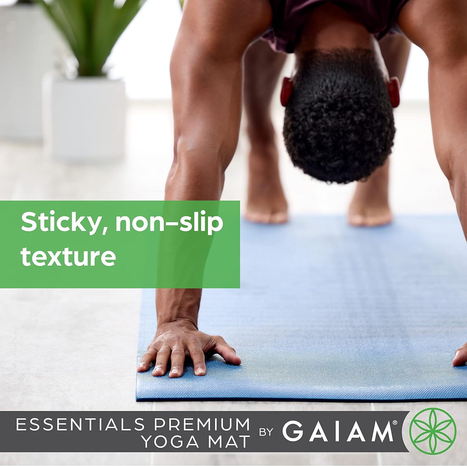 Premium Yoga Mat 72&Prime;x24&Prime; Non-Slip Fitness Exercise Mat w/ Carry Sling Strap 1/4&Prime;