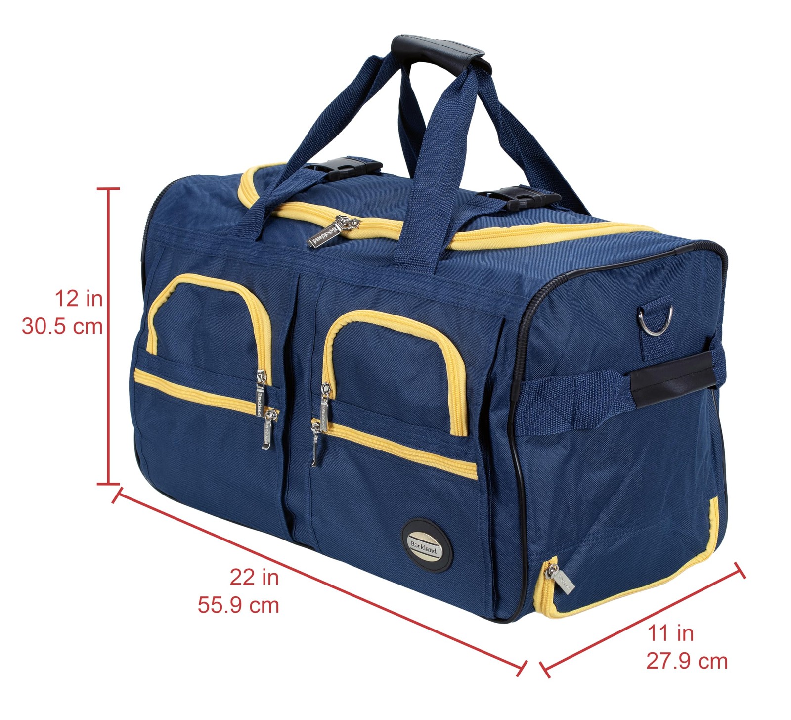 Rockland Rolling Duffel Bag 40&Prime; NAVY