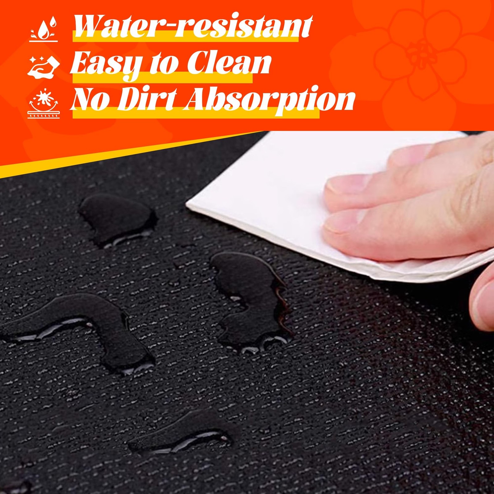 VTORY 8mm Large Workout Mat 7×5 ft – Extra Large Wide Yoga Mat & Pila