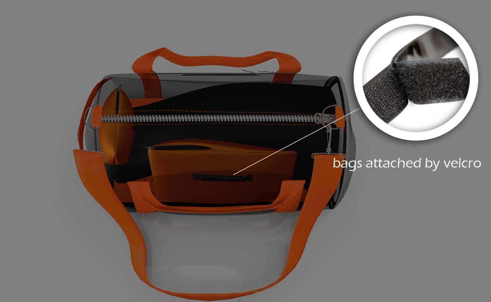 M Orange Mud Modular Gear and Gym Bag for Cyclist, Runners, Yoga, and General…