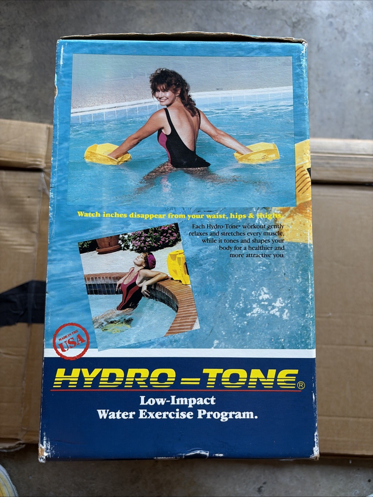 Pair Hydro Tone Aquatic Exercise Systems Water Resistance Dumbells System-1 Box