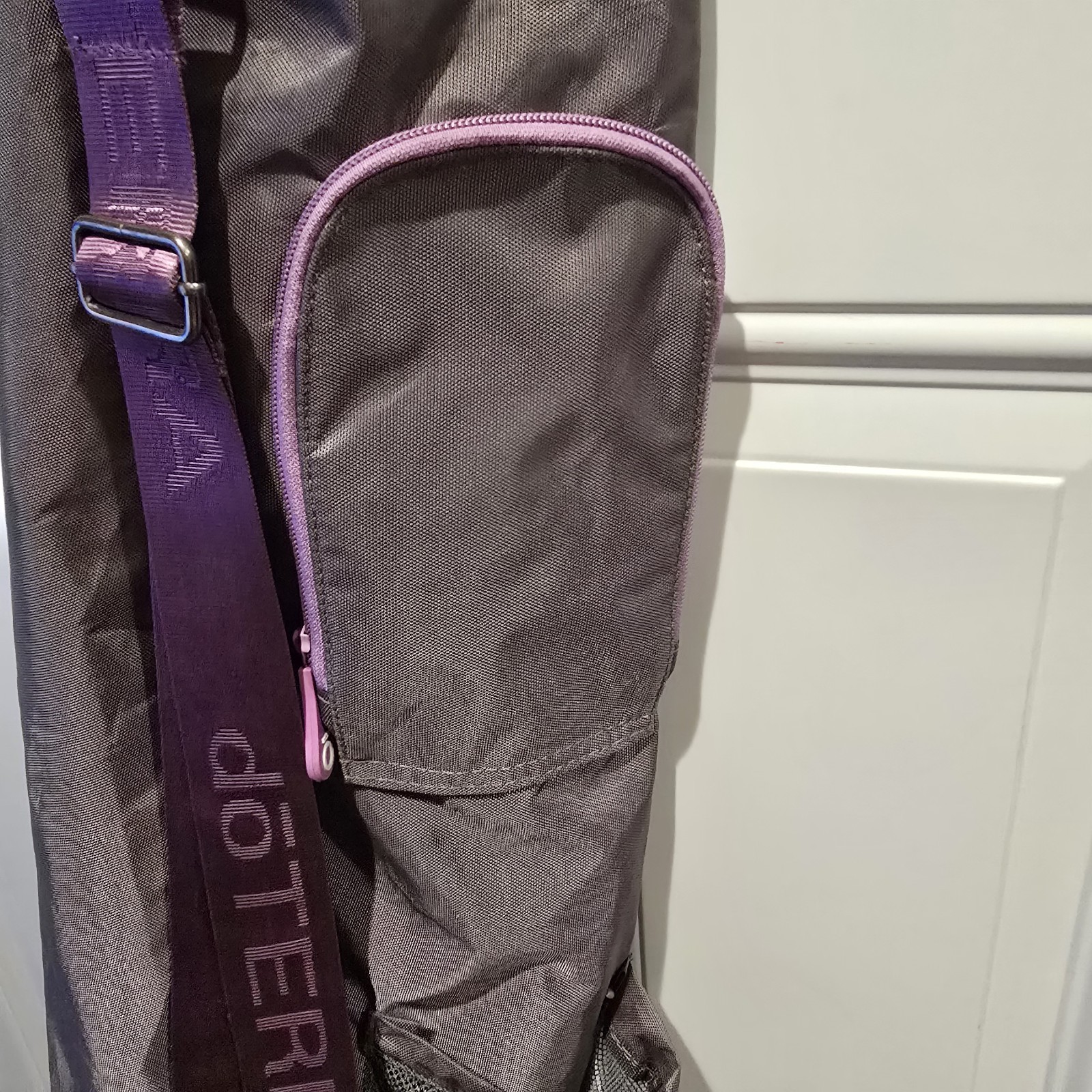 Doterra Yoga Mat Bag Grey & Purple Unused RARE. 22&Prime; By 8&Prime;