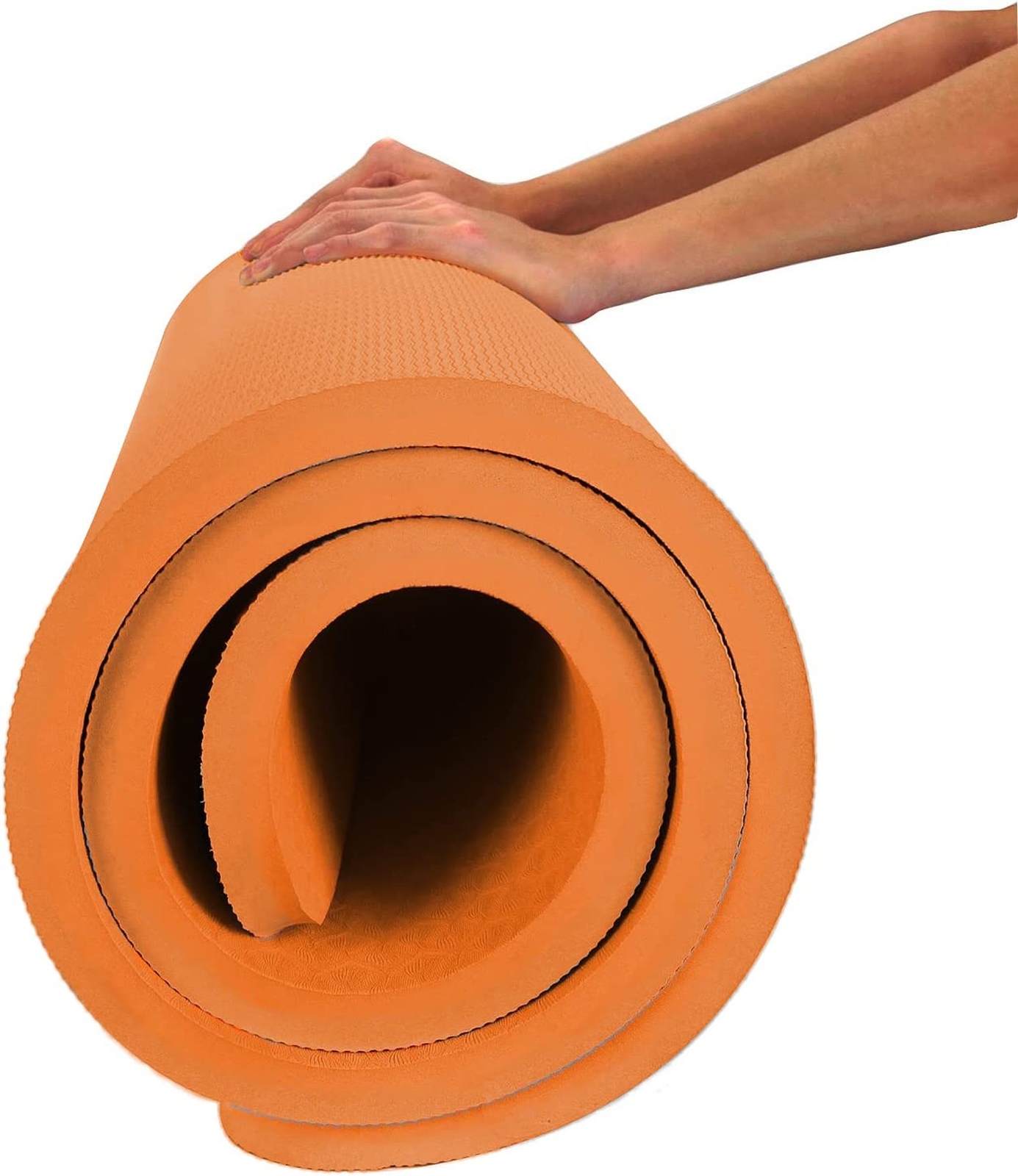 Hatha Yoga 4/5 inch TPE Yoga Mat Fitness & Exercise Mats Large Size 72&Prime;L x 32…