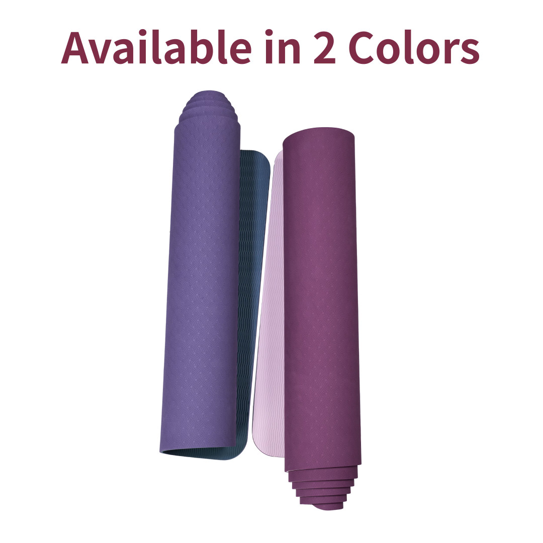 Exercise Yoga Mat Extra Thick Gym Fitness With Non Slip Pilates Mats Pad 72&Prime;X24&Prime;