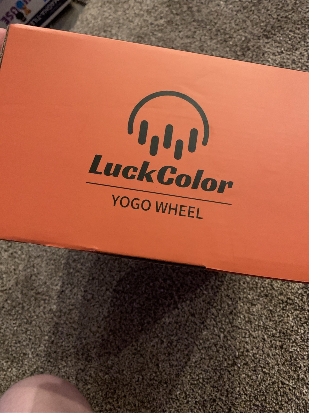 LuckColor Yoga Wheel for Back Pain Yoga Wheel Roller – Light Blue