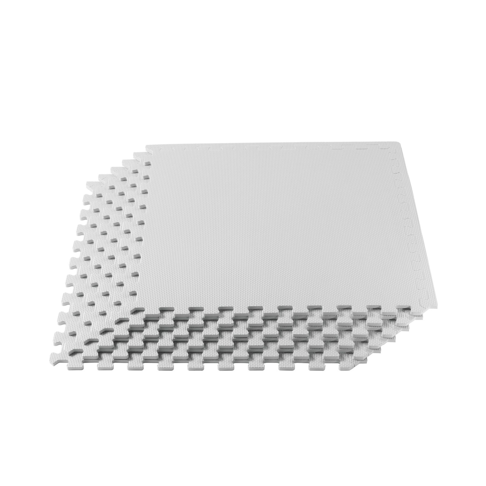 We Sell Mats 3/8 Inch Thick Multipurpose Exercise Floor Mat White