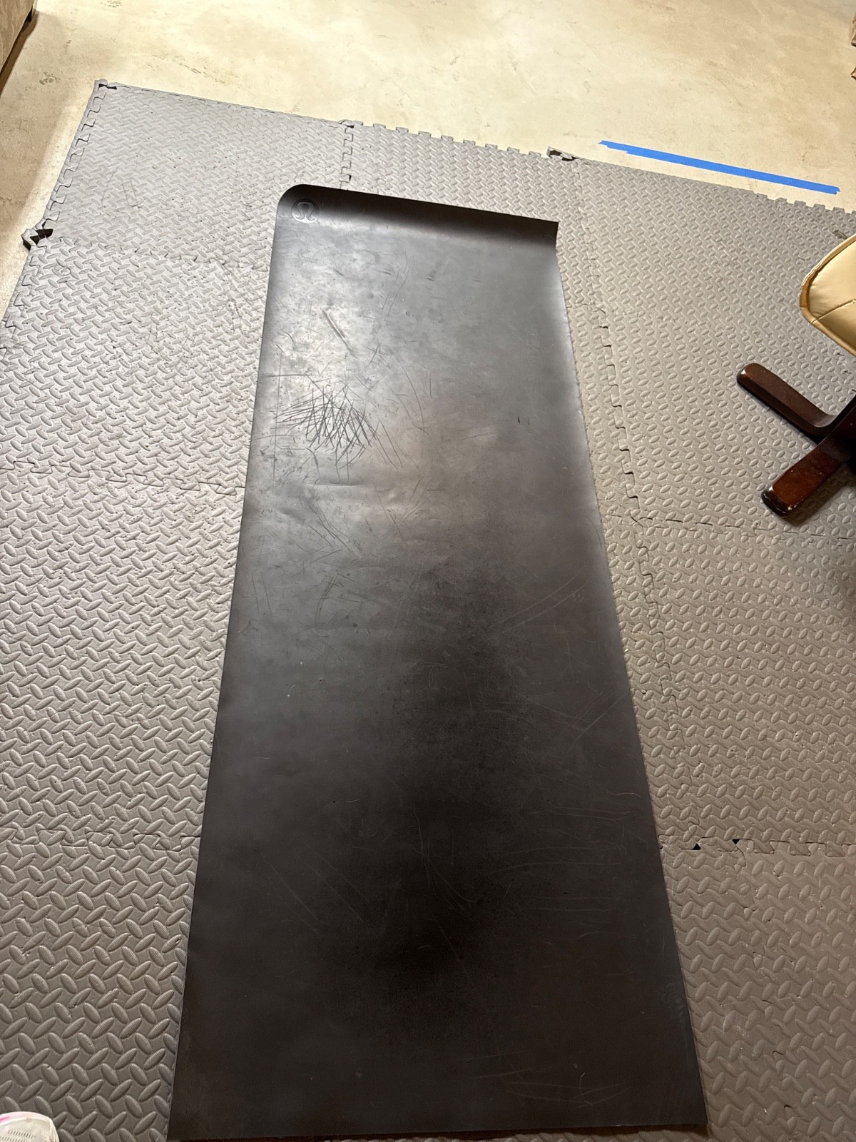 Lululemon Take Form Yoga Mat 5mm Solid Black, 26&Prime;x71&Prime;