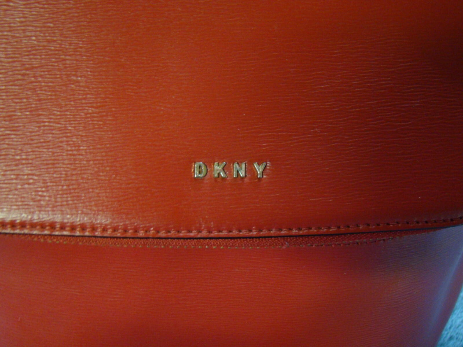 DKNY Womens Bryant Park Leather Top Zip Backpack One Size