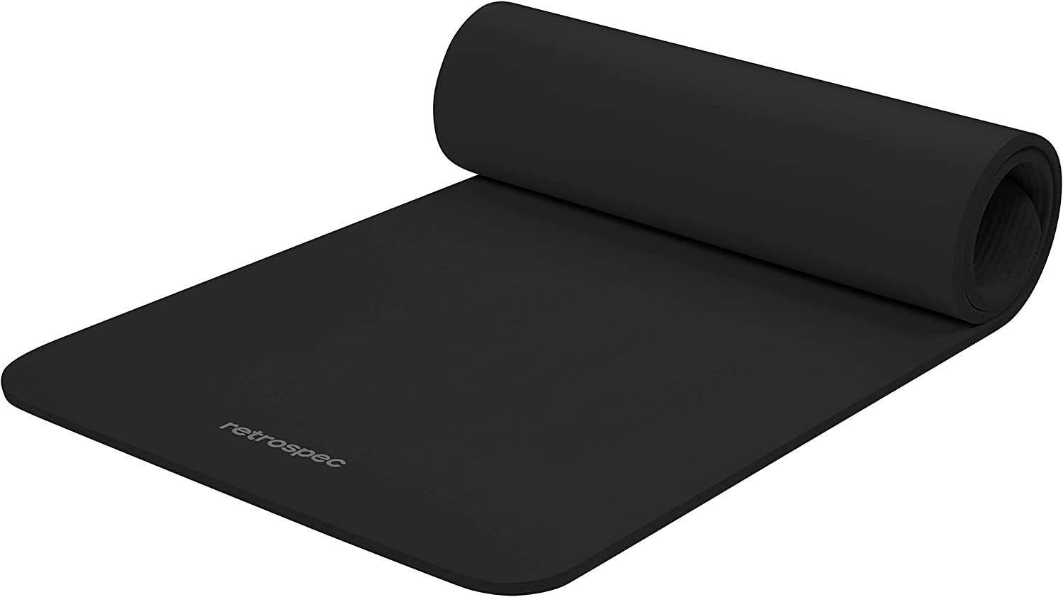 Solana Yoga Mat Thick 1/2In Non-Slip Workout Mat with Nylon Strap – 72X24In Exer