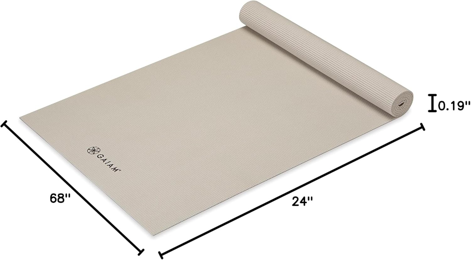 Yoga Mat – Premium Solid Thick Non Slip Exercise & Fitness Mat-All Types of Yoga