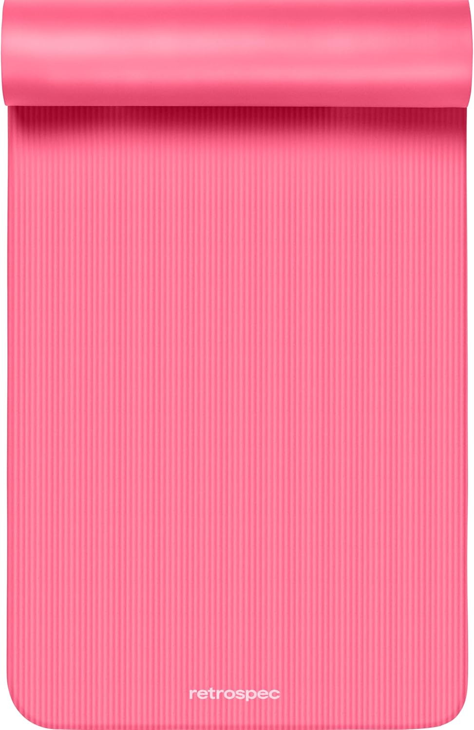 Solana Yoga Mat Thick 1/2In Non-Slip Workout Mat with Nylon Strap – 72X24In Exer