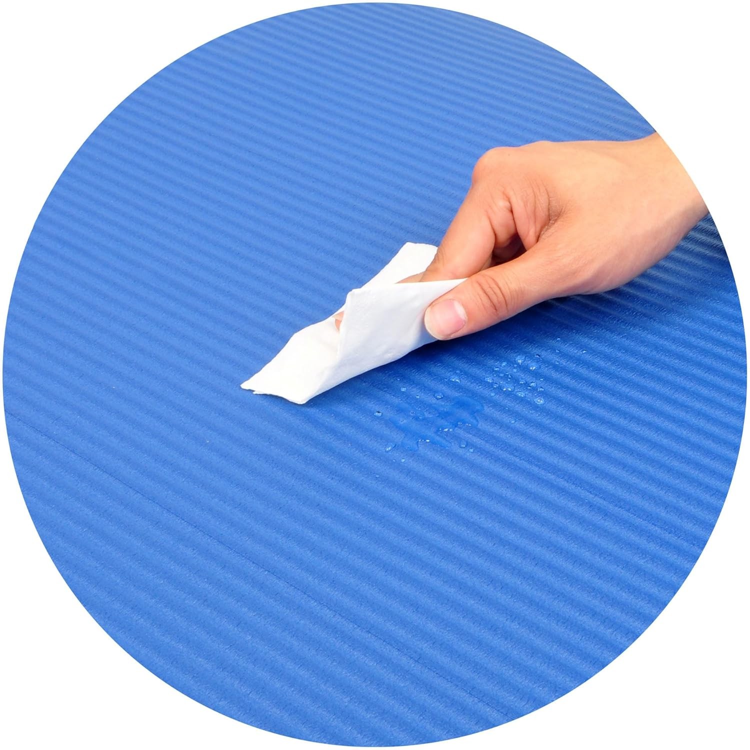1-Inch Thick Yoga Mat – Extra Cushioned, Double-Sided Non-Slip 72×24