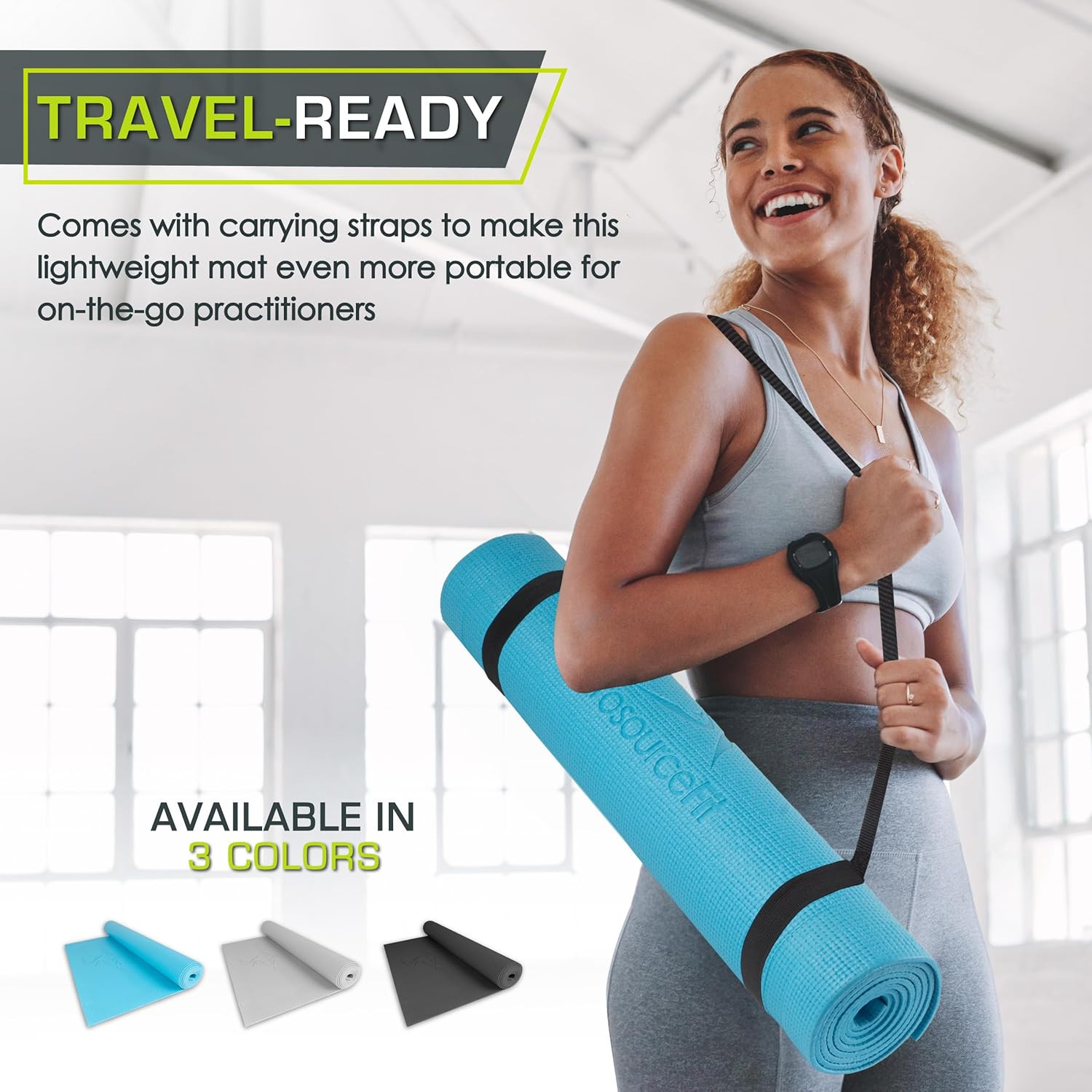 Prosourcefit Classic Yoga Mat 1/8” (3Mm) Thick, Extra Long 72-Inch Lightweight F
