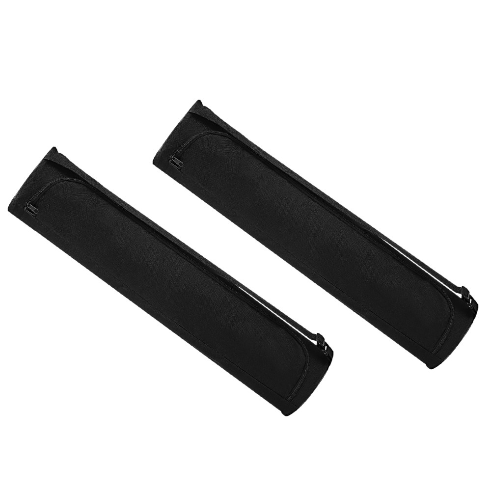 2Pcs Reusable Oxford Yoga Mat Carrier Bags with Adjustable Shoulder Strap