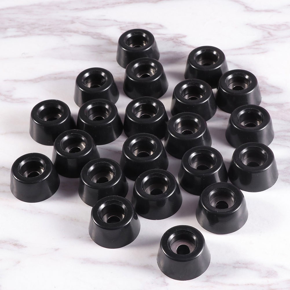 20Pcs Reusable Chair Feet Protectors Round Silicone Covers for Hardwood Floors