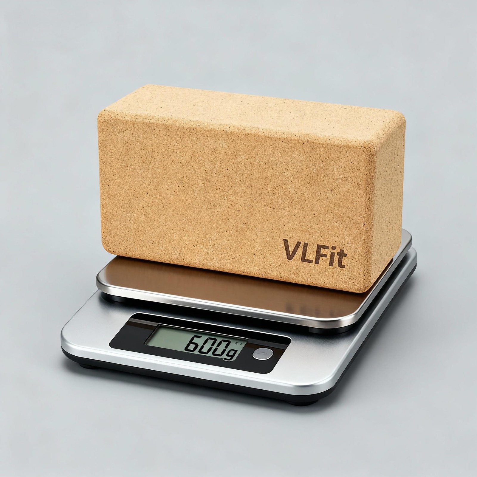 Yoga Blocks Set of 2 | Cork Yoga Blocks | 23 x 15 x 7.5 cm Each Yoga Block | Mi…
