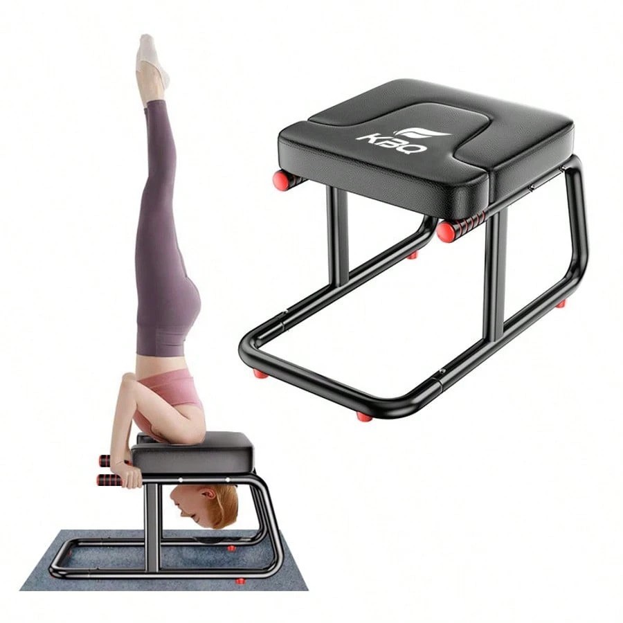 Yoga Inversion Chair Home Fitness Inverted Stool with Armrests
