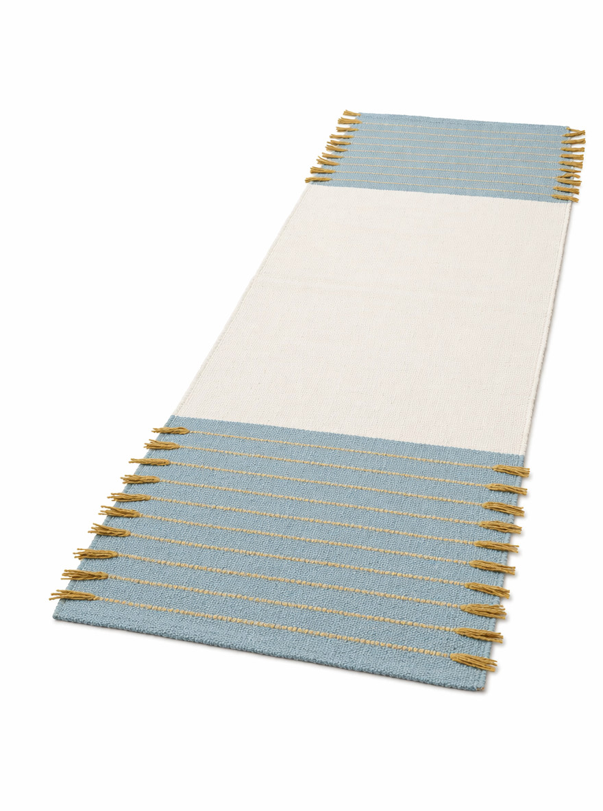 Yoga Mat Thick Non Slip Organic Cotton Exercise Workout Mat Pilates Rug 2×6 FT