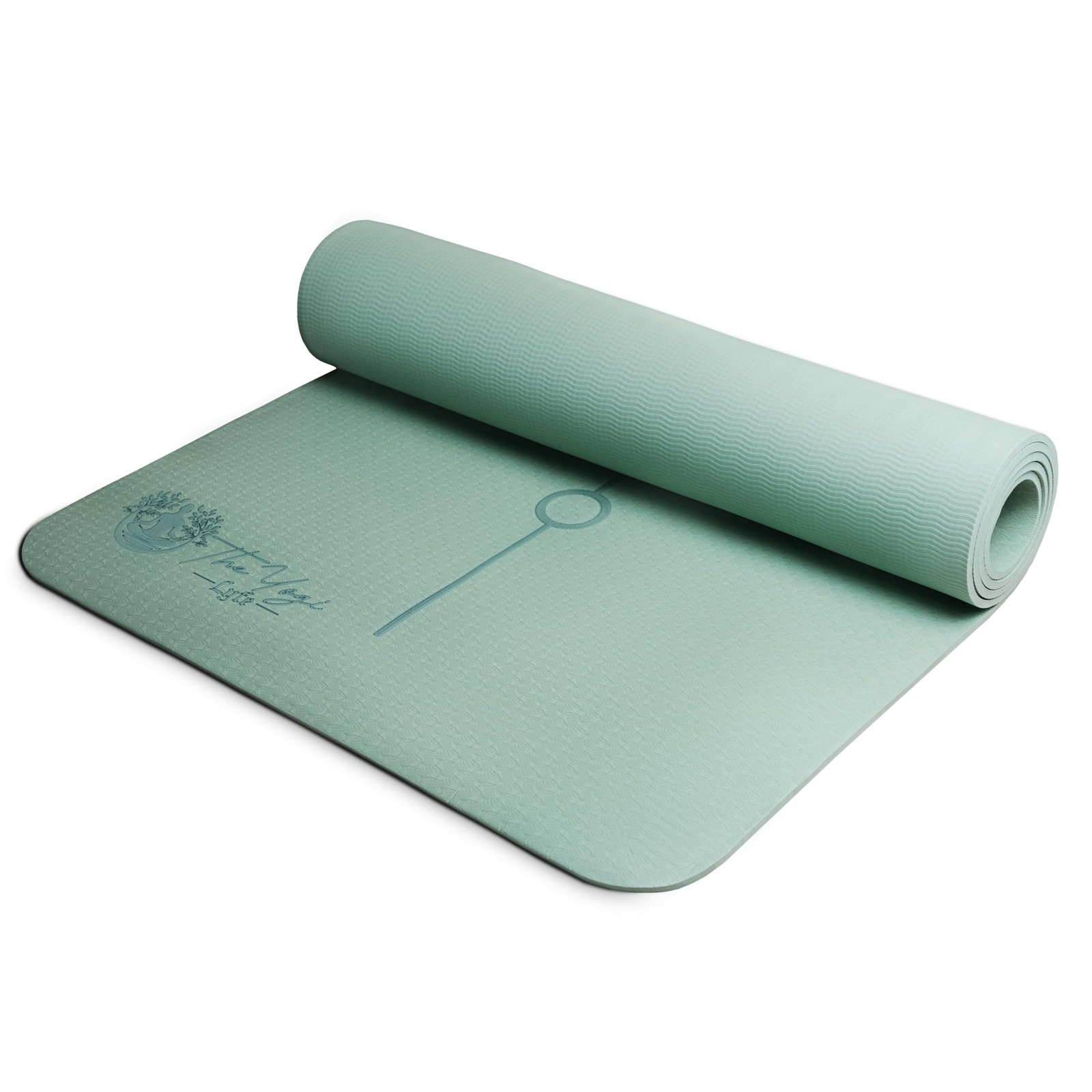 Recovery Lyfe Yoga Mat – “One Day at a Time” Engraving, Non-Slip Eco TPE, Sag…