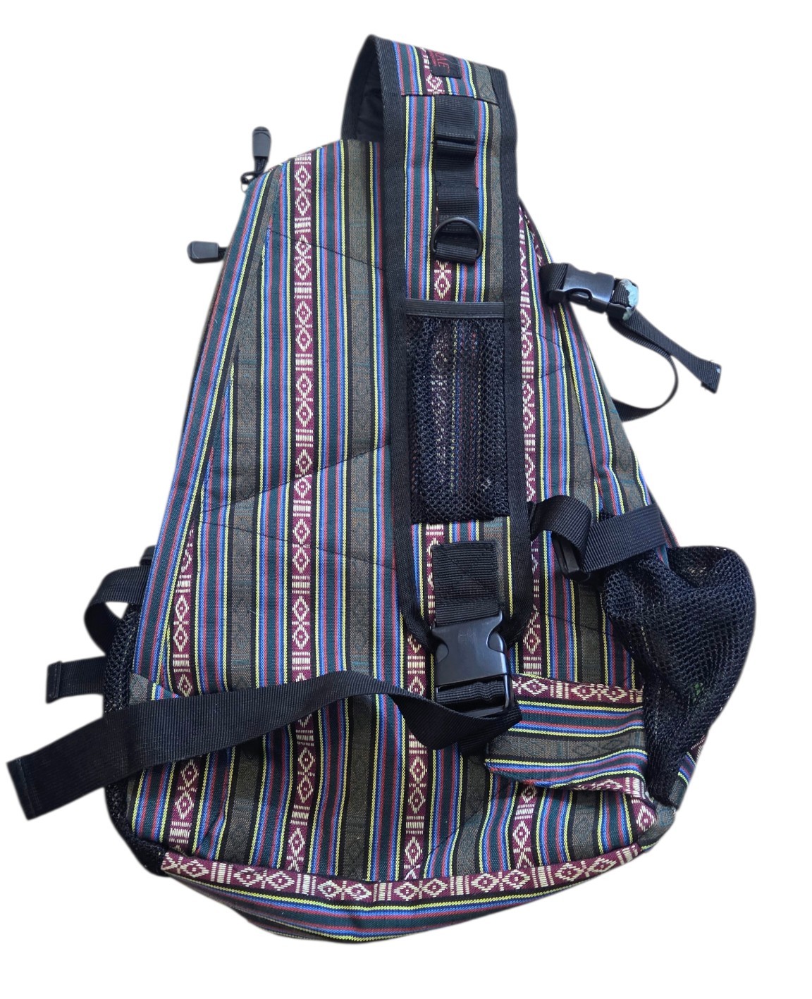 Aurorae Cross body Sling Backpack Multicolored Yoga Bag Sling Gym Workout Canvas